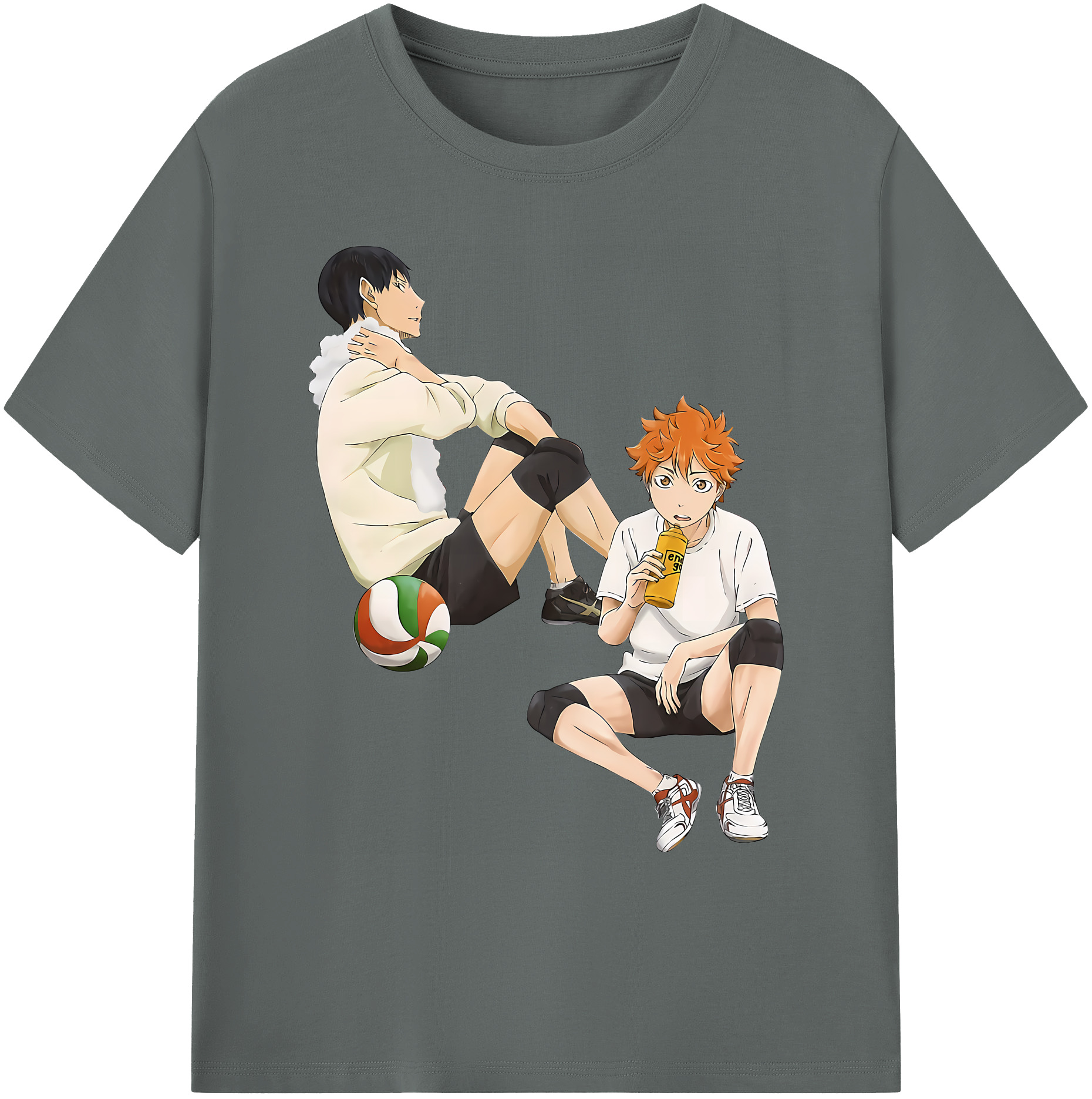 （画像用） ハイキュー!! Haikyu!! 綿100％ メンズ半袖Tシャツ｜肌触りやわらか＆通気性